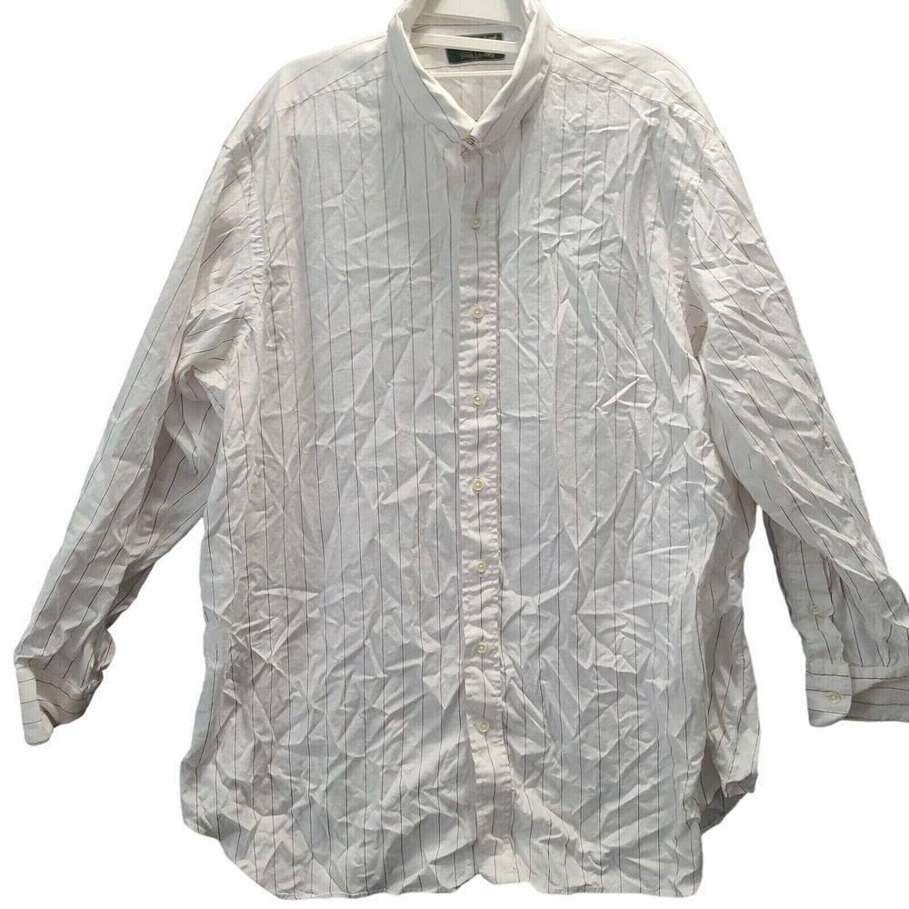 Custom Taylor By Tom James Mens Button Up Shirt Multicolor Size XL Long Sleeve